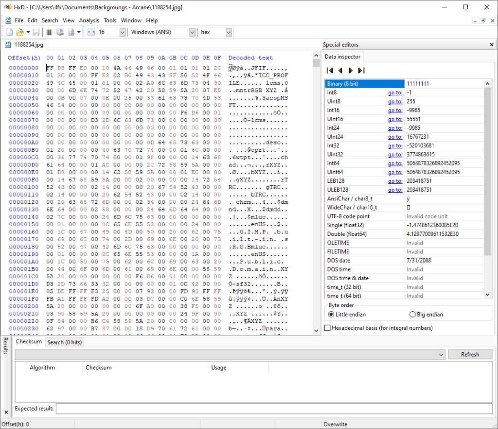 free instal HxD Hex Editor